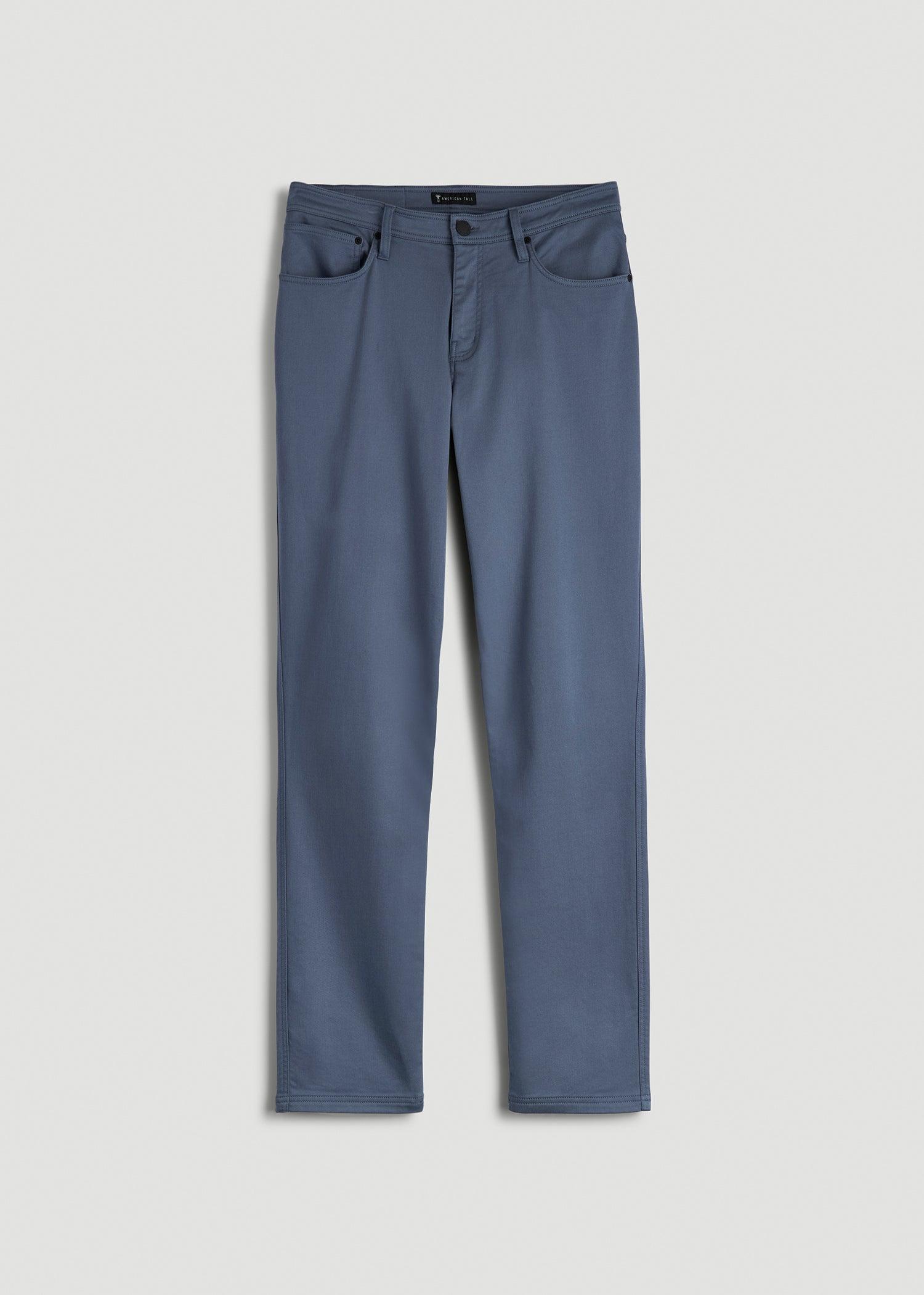 Everyday Comfort 5-Pocket TAPERED-FIT Pant for Tall Men in Blue Slate Product Image