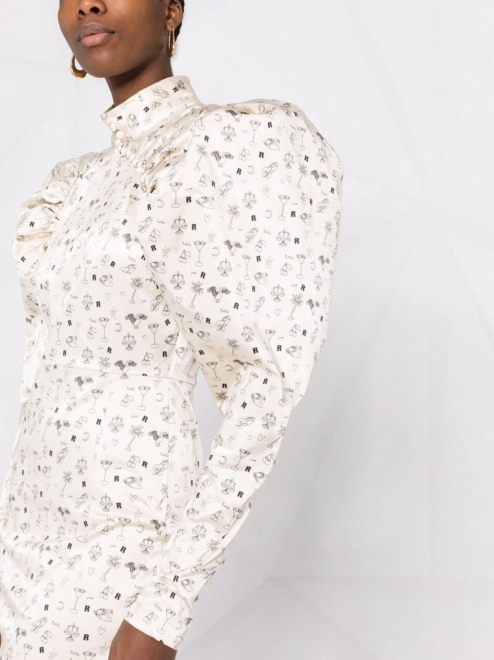 Kim puff-sleeve dress Product Image
