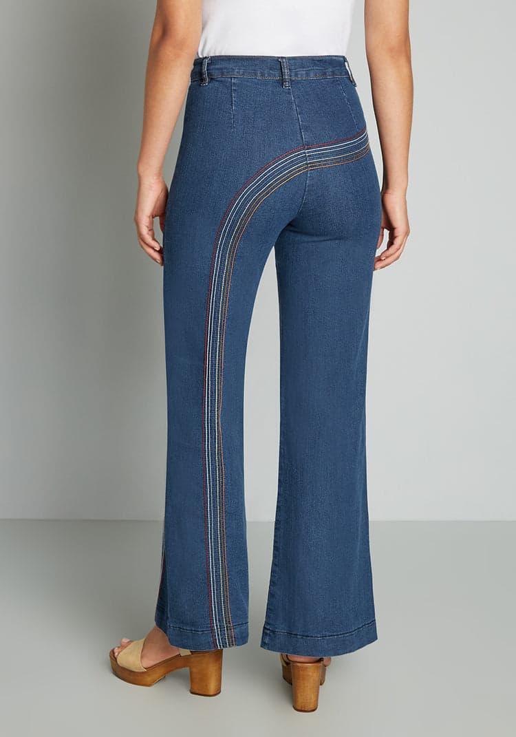 Rainbow With Me Wide-Leg Jeans Product Image