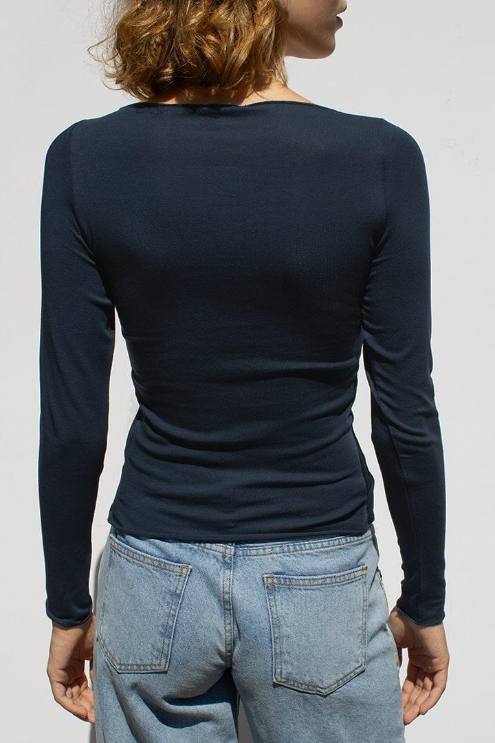 Boat neck t-shirt Product Image