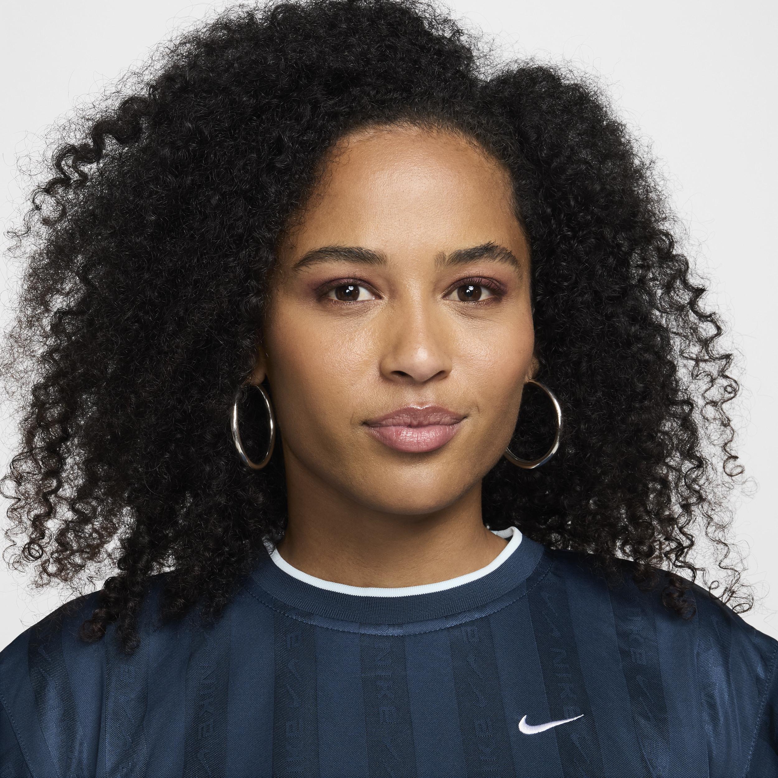 Nike Sportswear Collection Women's Dri-FIT Short-Sleeve Jacquard Jersey Product Image