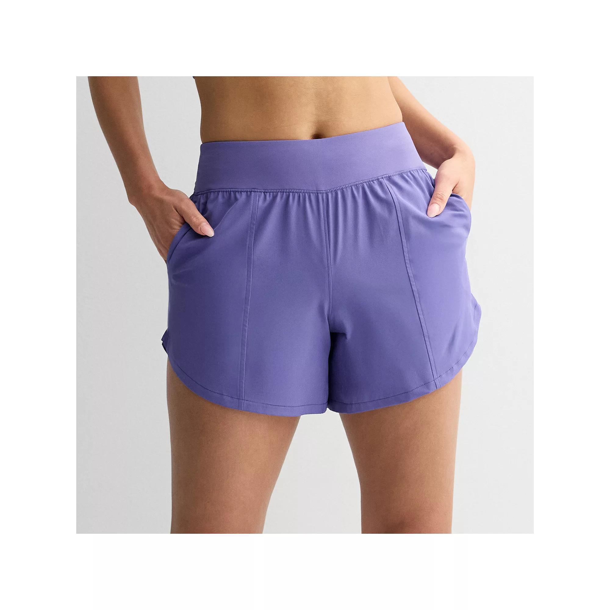 Women's Tek Gear® Multi-Purpose Shorts, Size: XL, Purple Macaroon Product Image