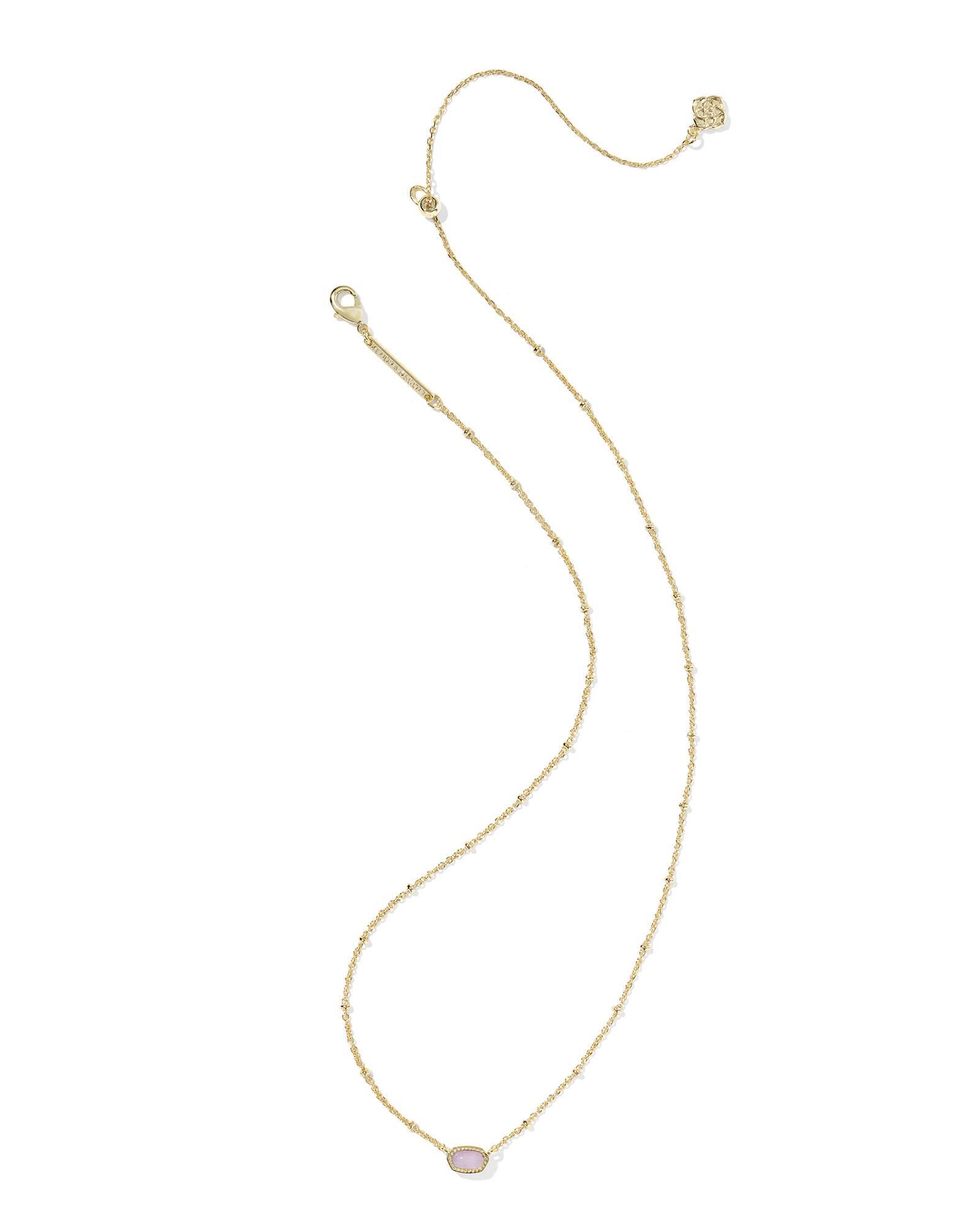 Mini Elisa Gold Satellite Short Pendant Necklace Product Image