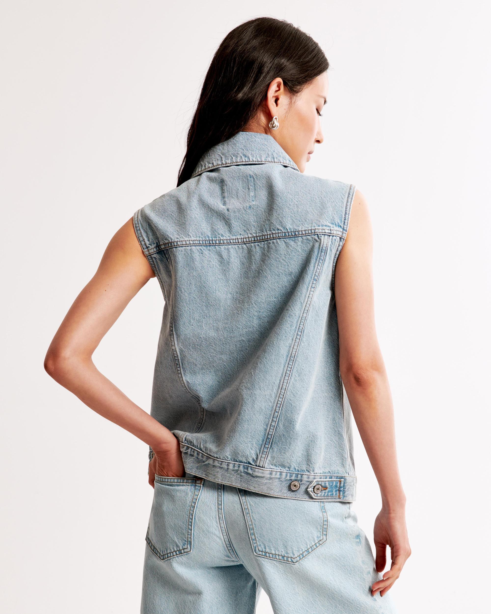 Denim Trucker Vest Product Image