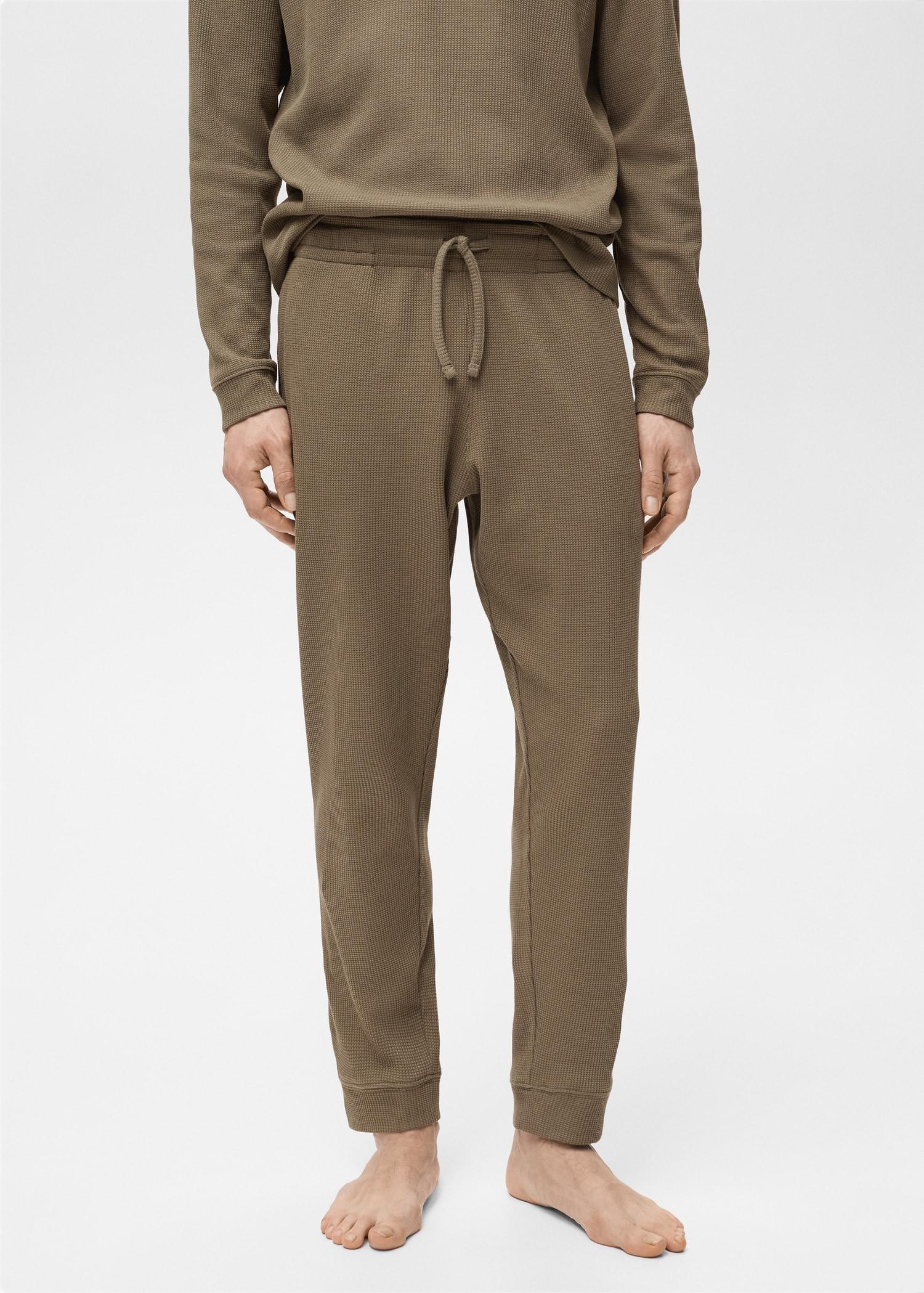Cotton structured pajama pack - Men | MANGO USA Product Image