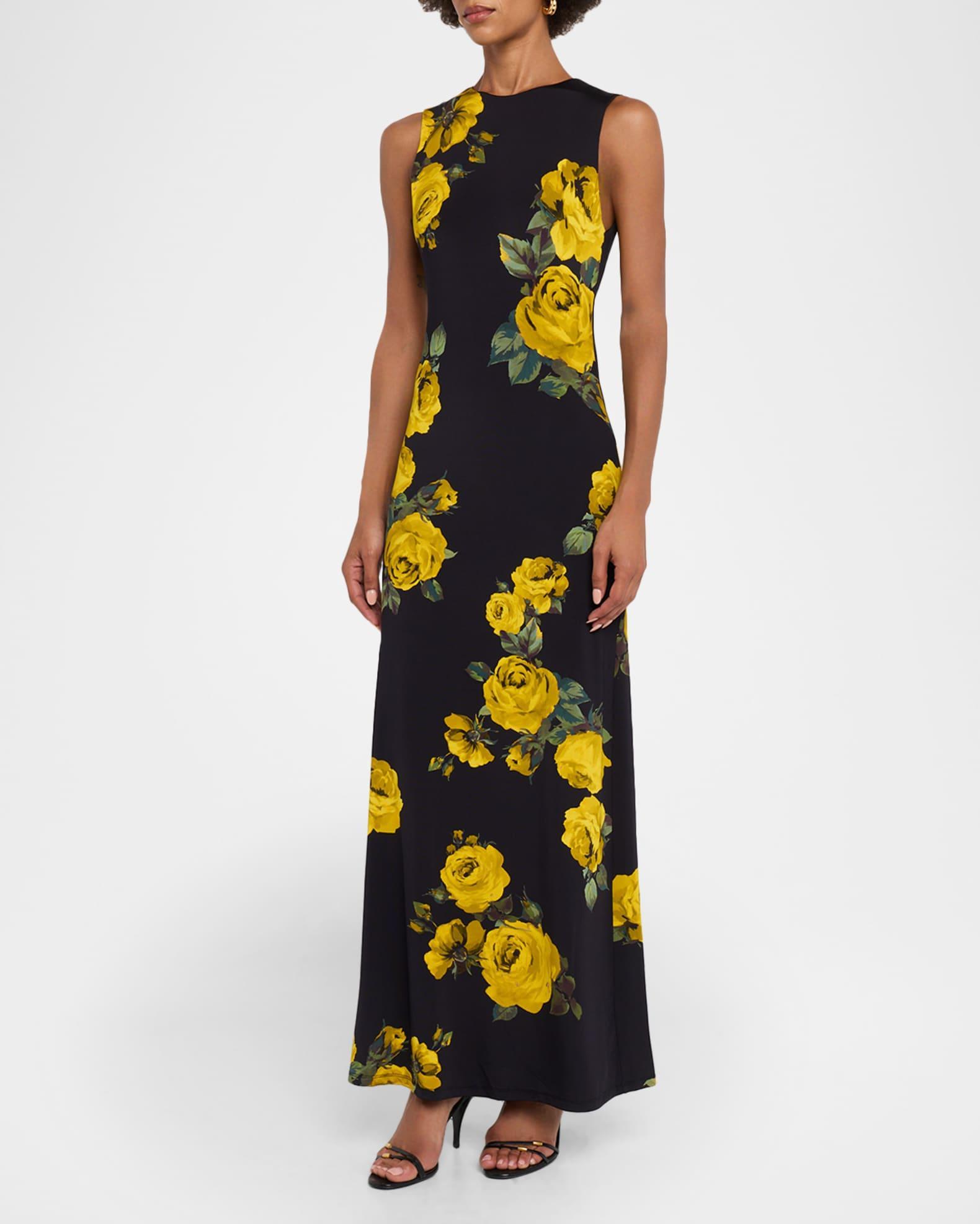 Delora Rosehips Open-Back Sleeveless Maxi Dress Product Image