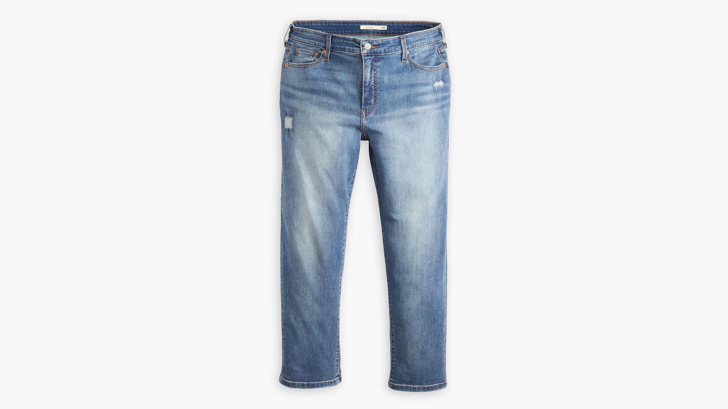 Boyfriend Mid Rise Women's Jeans (Plus Size) Product Image