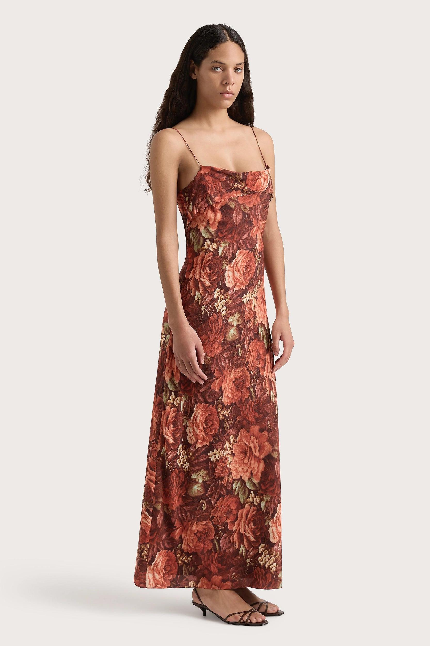 Zelie Midi Dress Rose Product Image