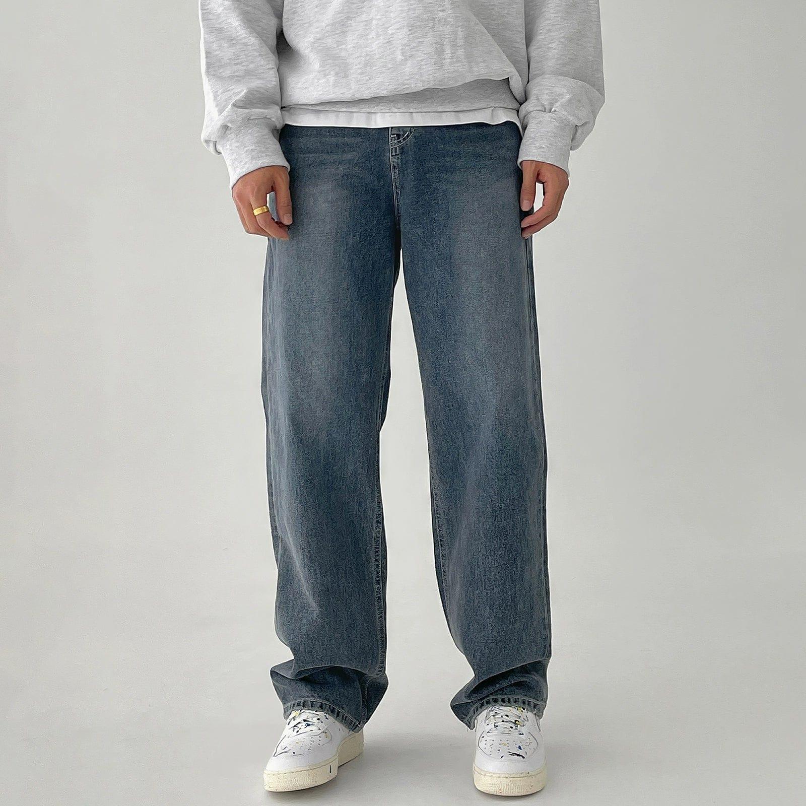 RT No. 10885 BLUE DENIM STRAIGHT JEANS Product Image