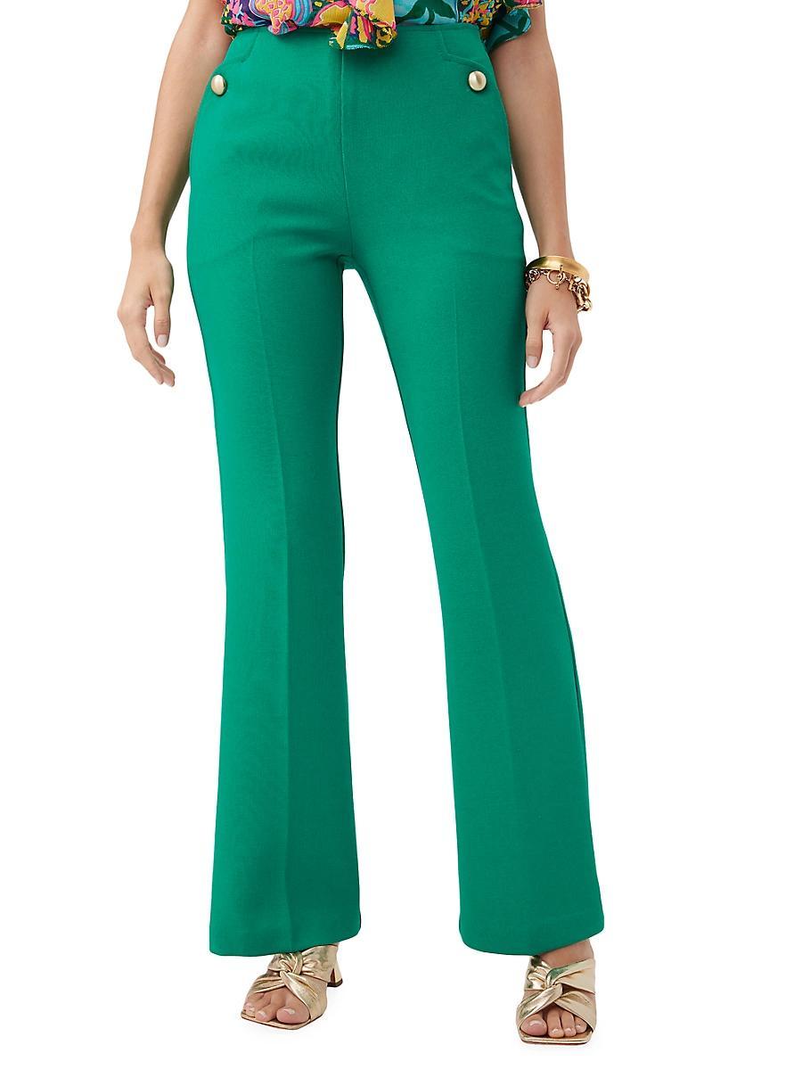 Womens Boynton High-Rise Stretch Flared Pants Product Image