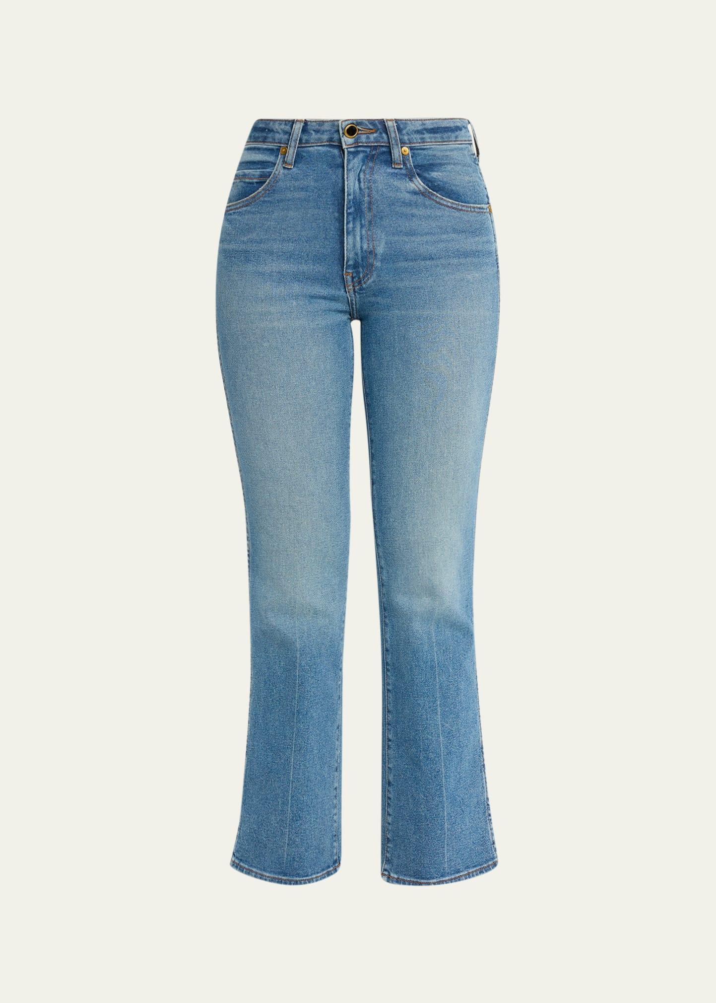 Khaite Vivian New Bootcut Flare Jeans Vintage Blue 31 Product Image