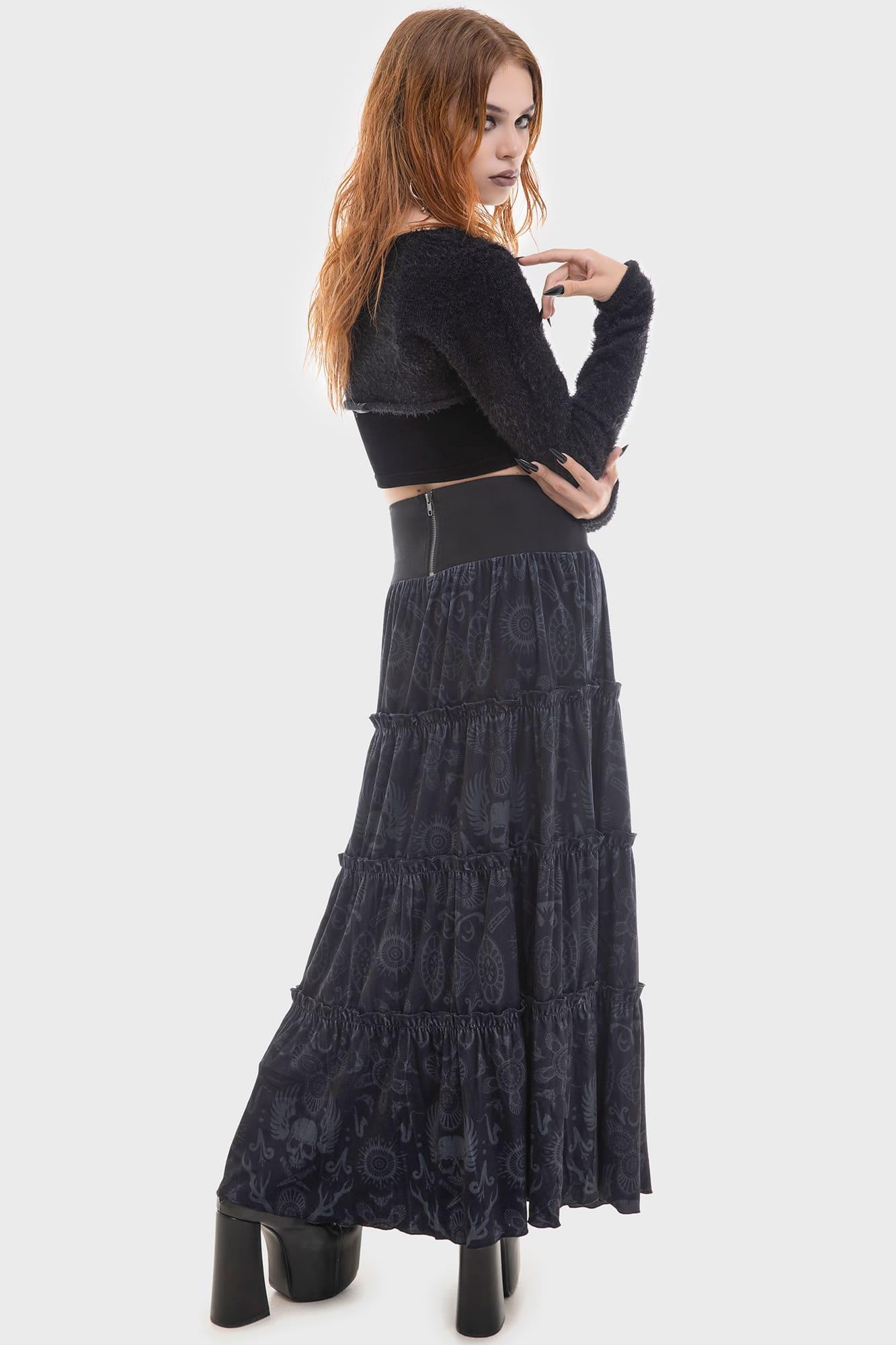 Half Vamp Maxi Skirt Female Product Image