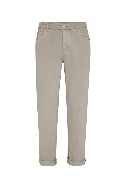 BRUNELLO CUCINELLI Comfort Denim Trousers In White Product Image