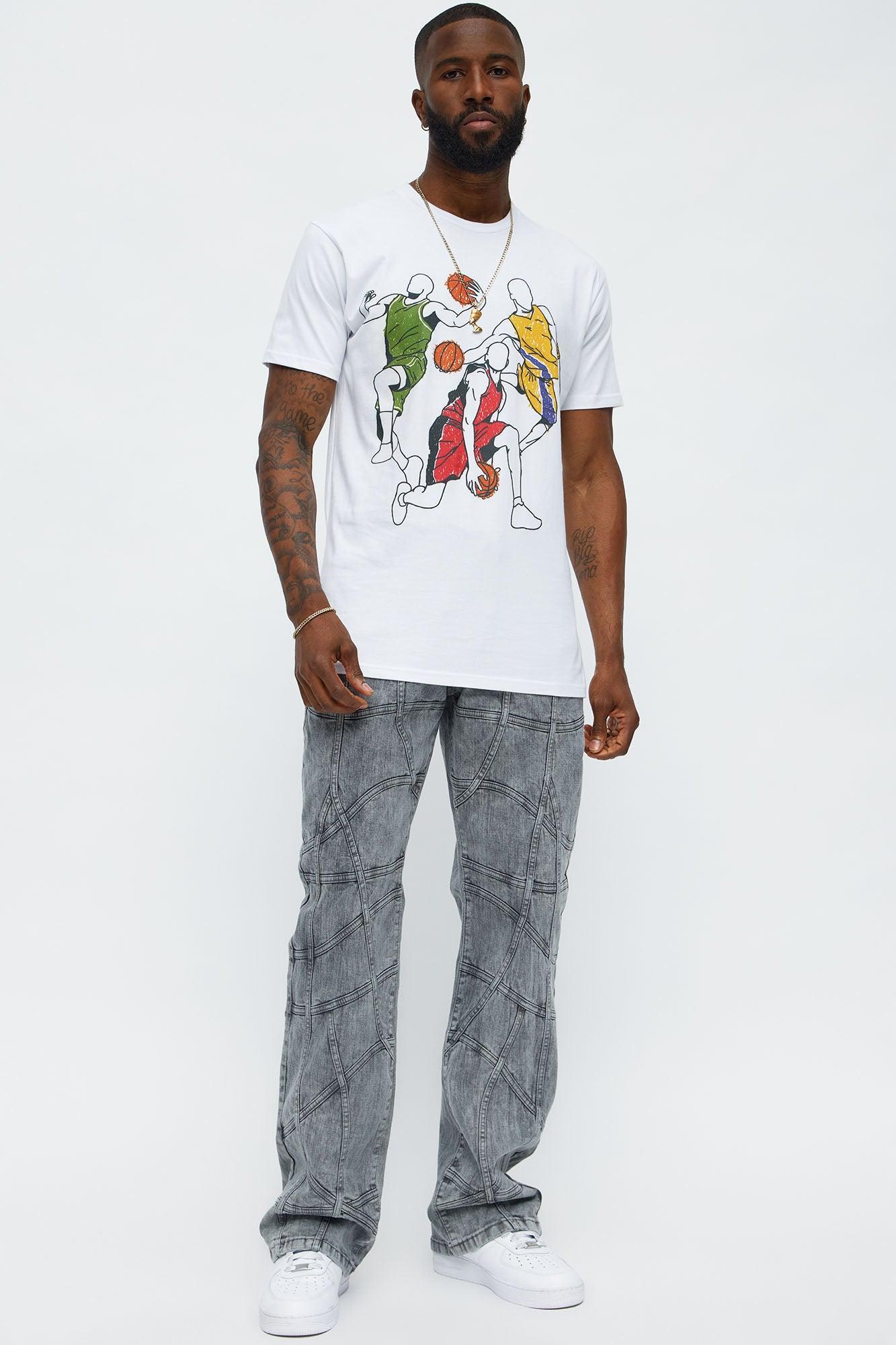 Ball Is Life Short Sleeve Tee - White Product Image