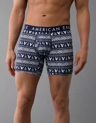 AEO Snow Plaid 6" Classic Boxer Brief Product Image