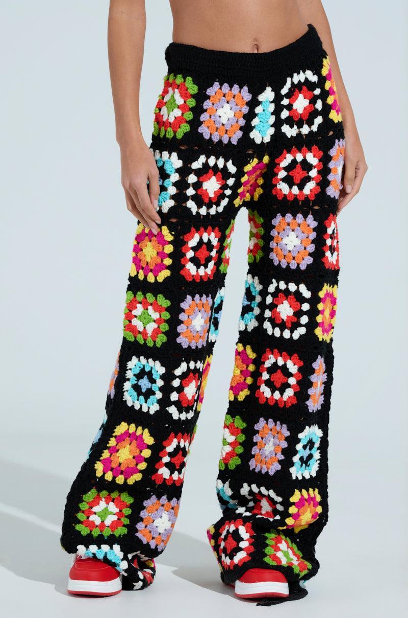 FESTIVAL GIRLY OVERSIZED CROCHET SWEATSHIRT Product Image