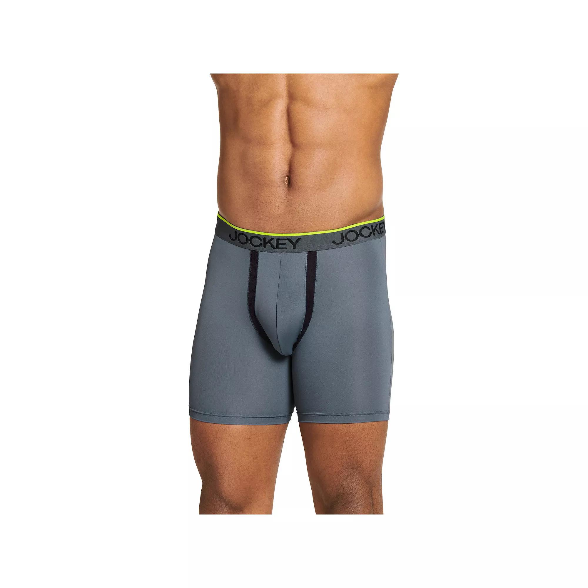 Mens Jockey Chafe-Proof Pouch Microfiber 6 3-Pack +1 Bonus Boxer Briefs Product Image
