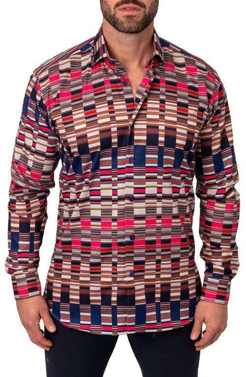 Mens Fibonacci Mirrors Sport Shirt Product Image
