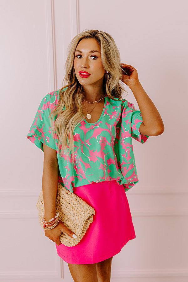 Botanic Bloom Shift Top Product Image