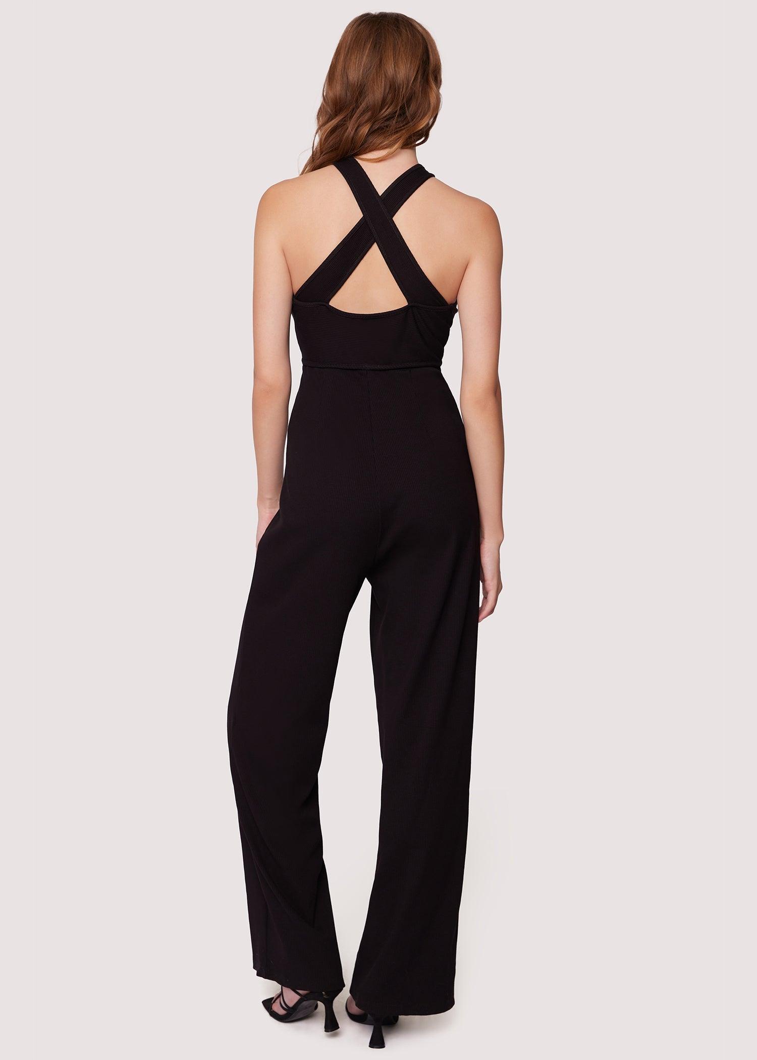 Stargazing Jumpsuit Black | Lost + Wander Product Image