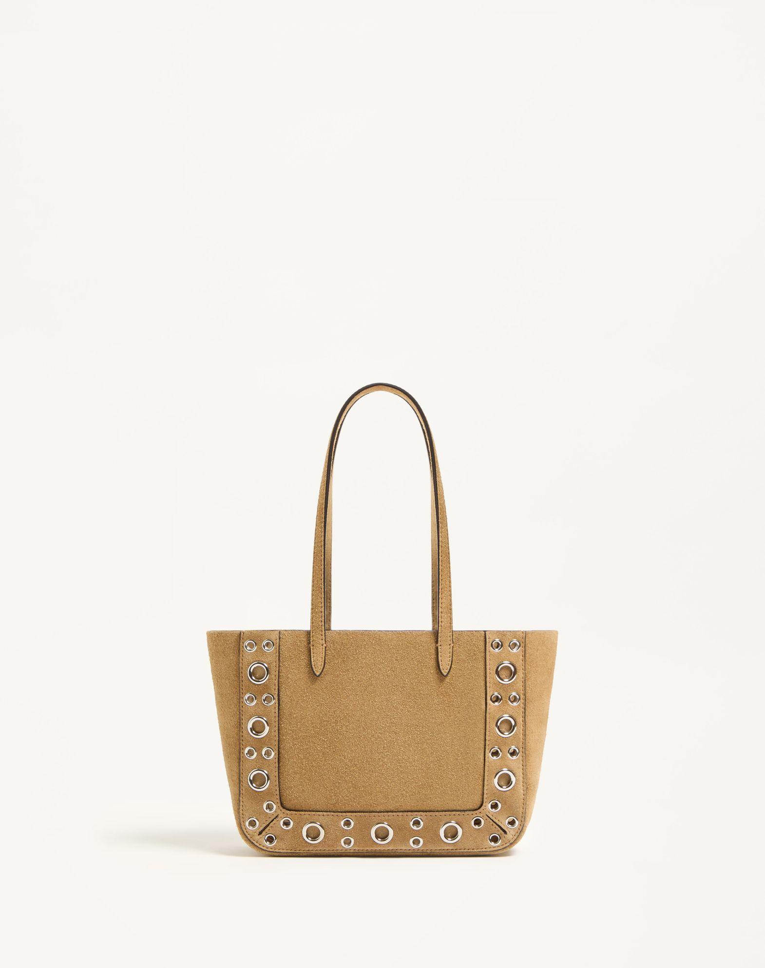 VALENTINO GARAVANI NELLCÔTE MINI SUEDE SHOPPING BAG Product Image