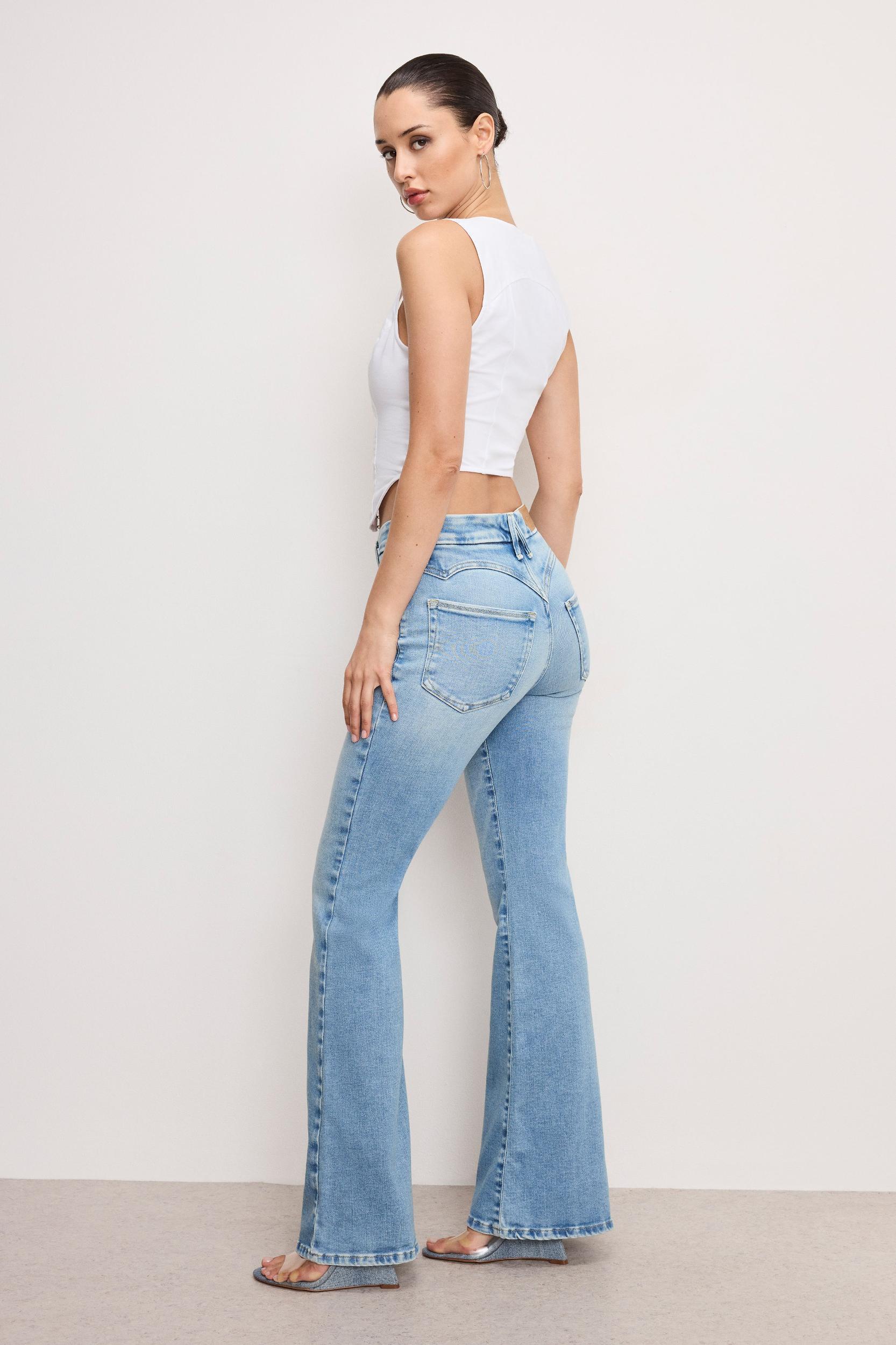 DOLLY JOLEANS FLARE JEANS | INDIGO1019 Product Image