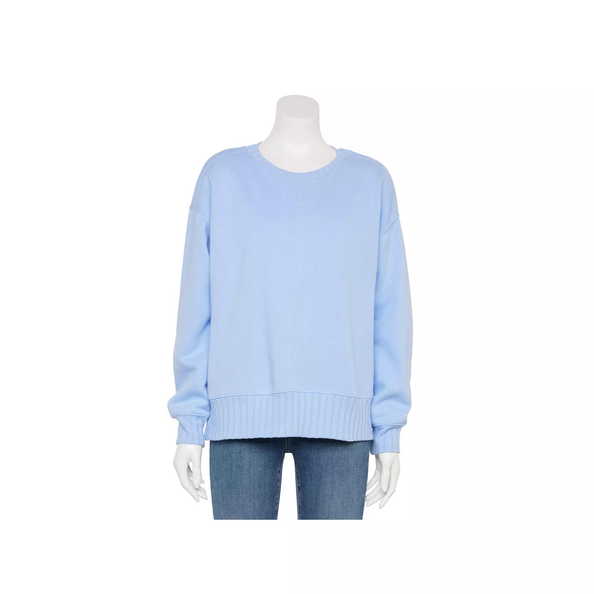 Women's Sonoma Goods For Life® Adaptive Crewneck Sweatshirt, Size: XXL, Baylee Peri Product Image