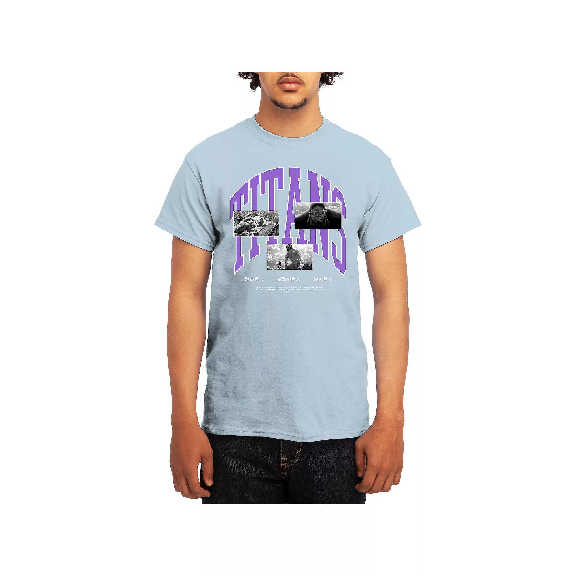 Men's Attack on Titan Athletic Graphic Tee, Size: XL, Black Product Image