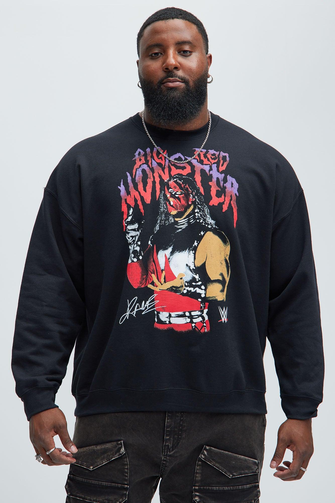 WWE Big Red Monster Crew Neck Sweater - Black Product Image