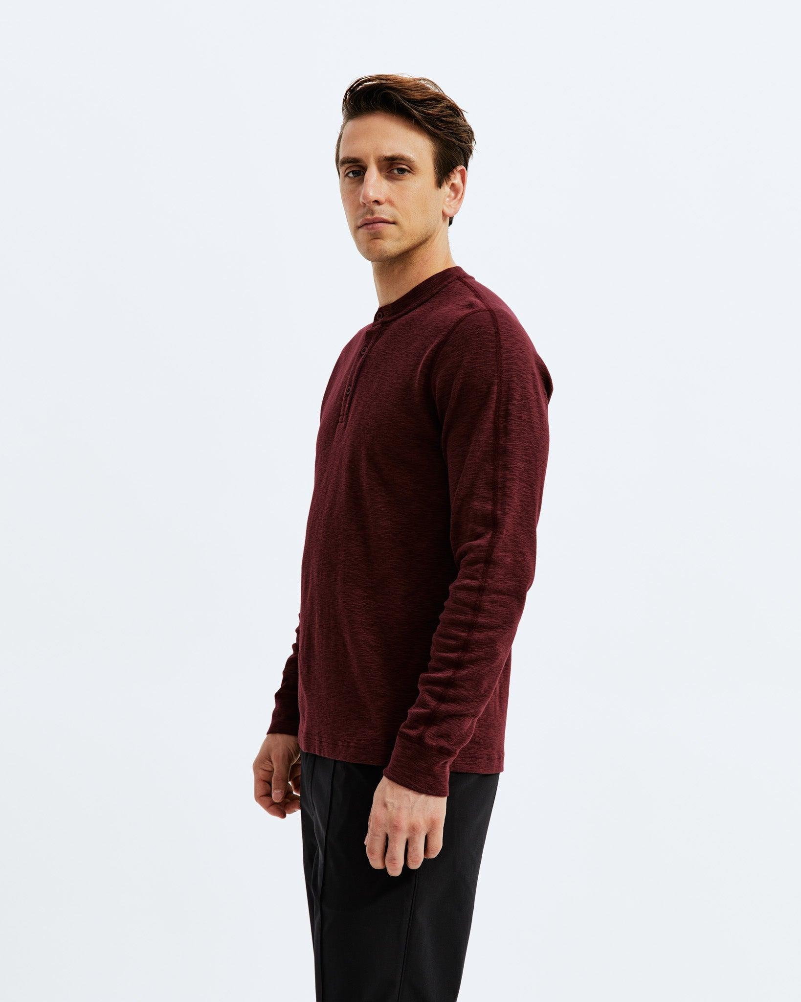 1X1 Slub Slim Henley Male Product Image
