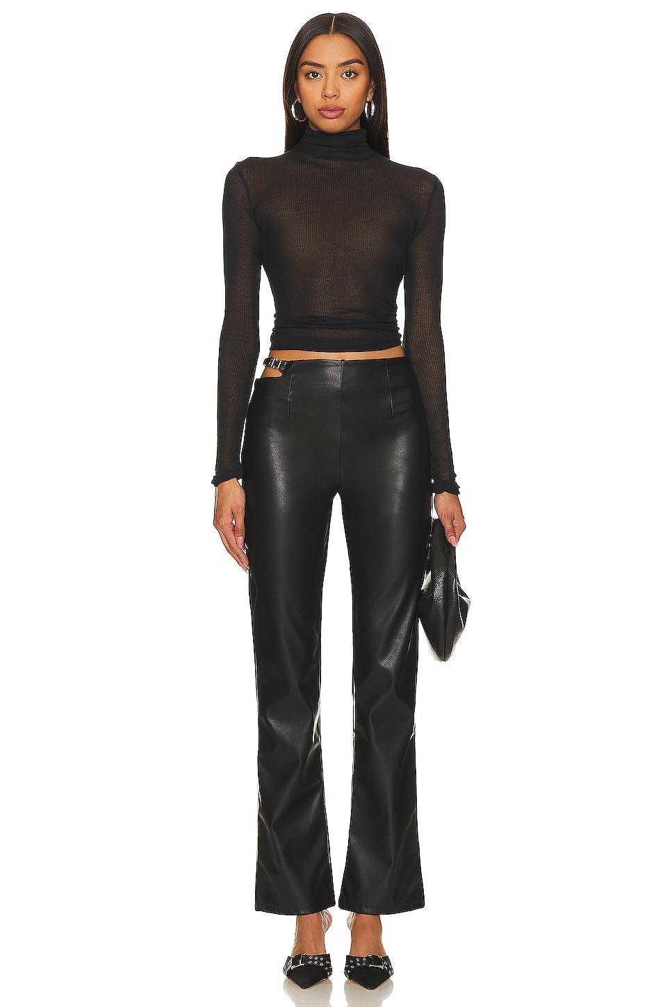 Kaitlyn Faux Leather Pant superdown Product Image