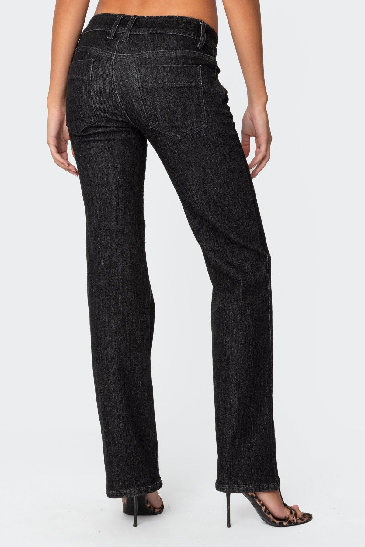 Avril Boot Cut Low Rise Jeans Product Image