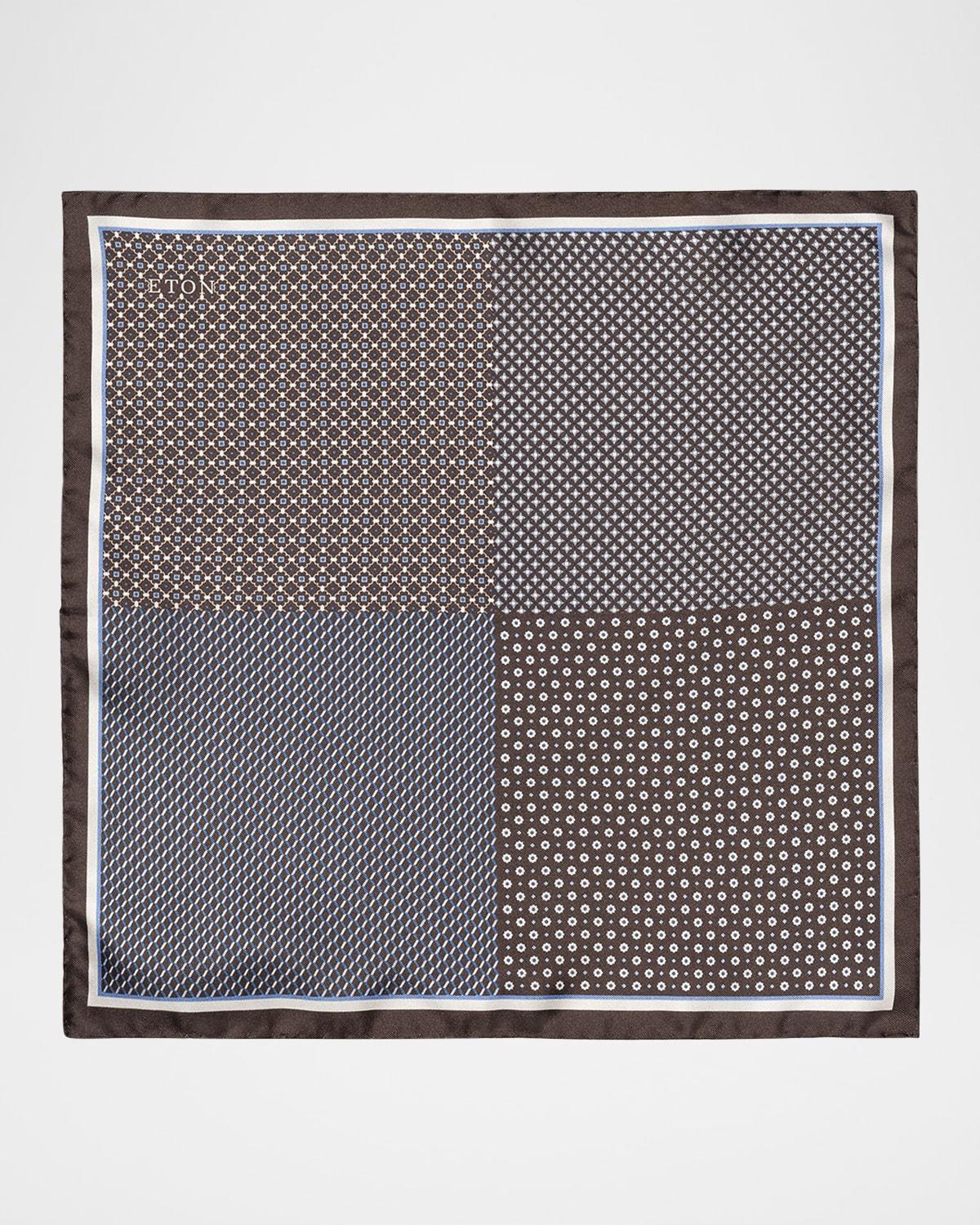 Mens Four-Sided Silk Pocket Square Product Image