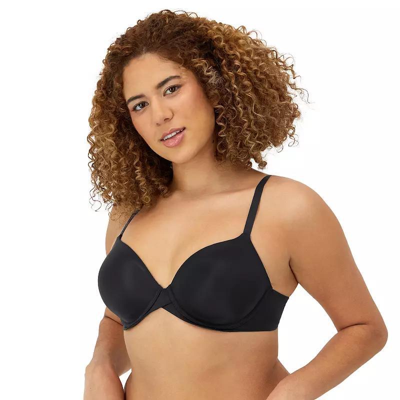 Maidenform Womens One Fabulous Fit 2.0 Tailored Demi Bra DM7543 - Black 42D Product Image