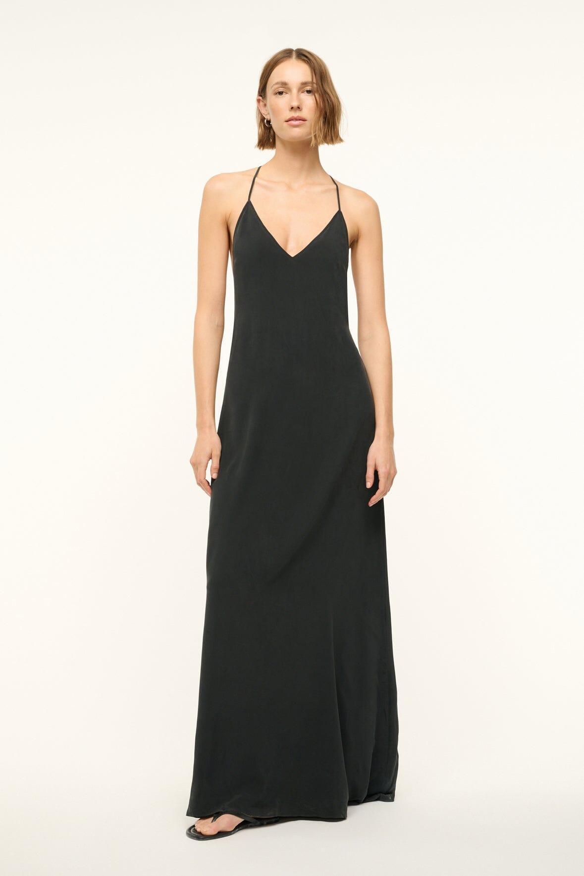 MACHU SILK DRESS | BLACK Product Image