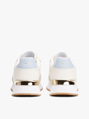 Leather Contrast Heel Sneaker Product Image