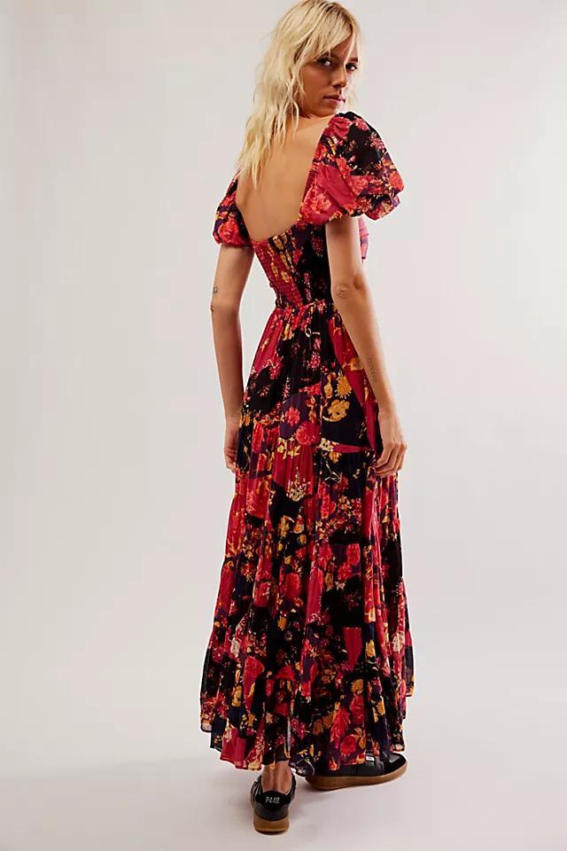 Sundrenched Short-Sleeve Maxi Dress Product Image