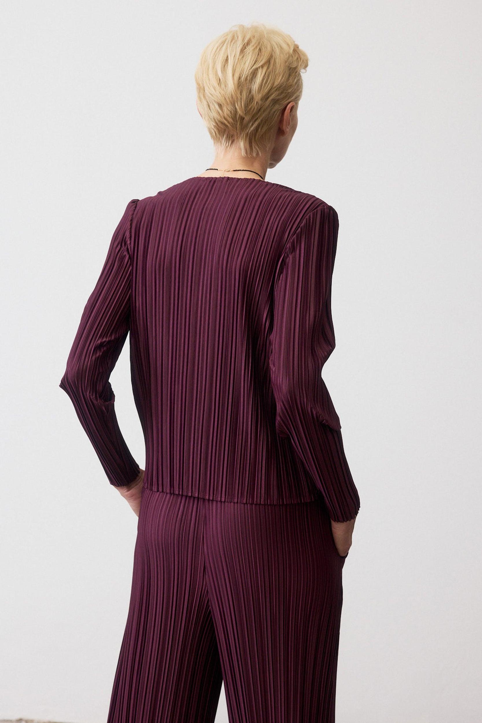 Relaxed Pleated Top Product Image