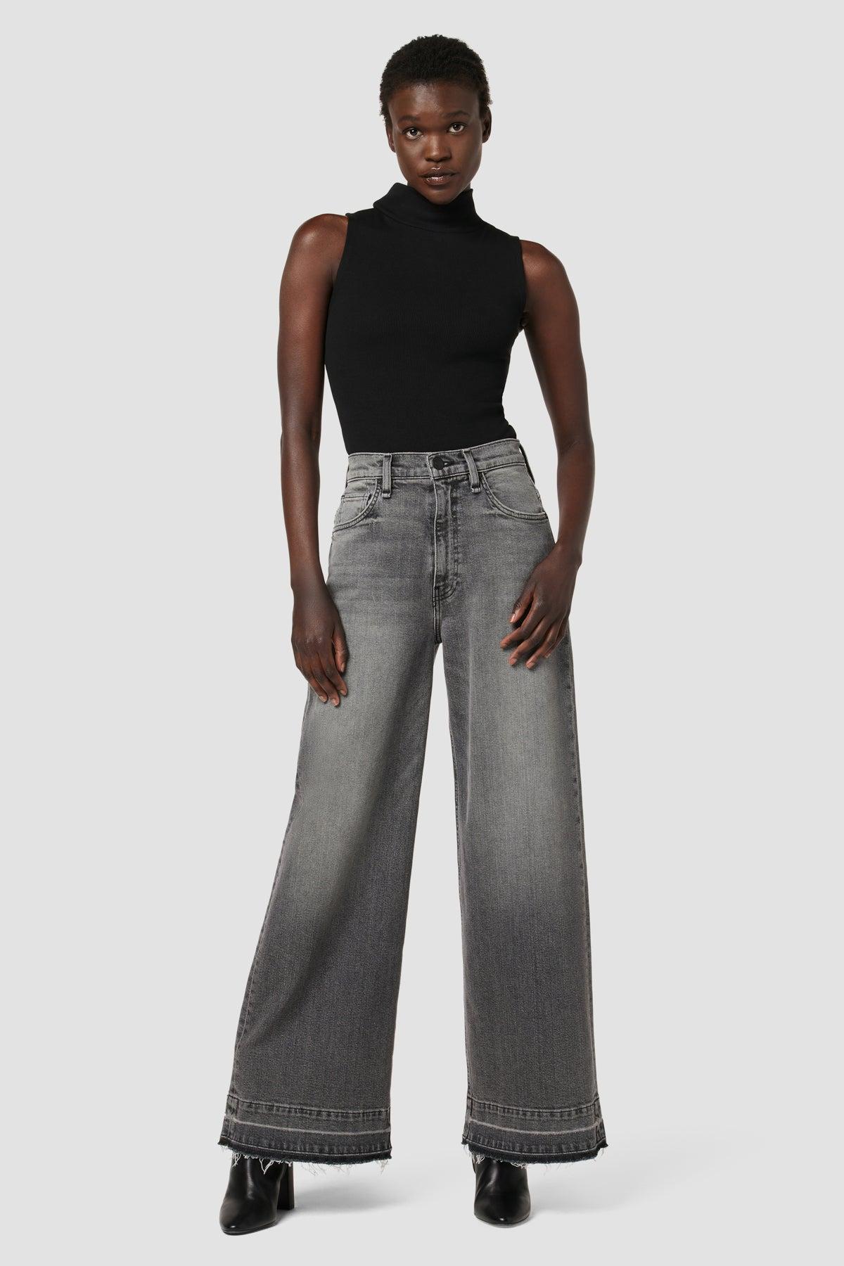 James High-Rise Wide Leg Petite Jean Female Product Image