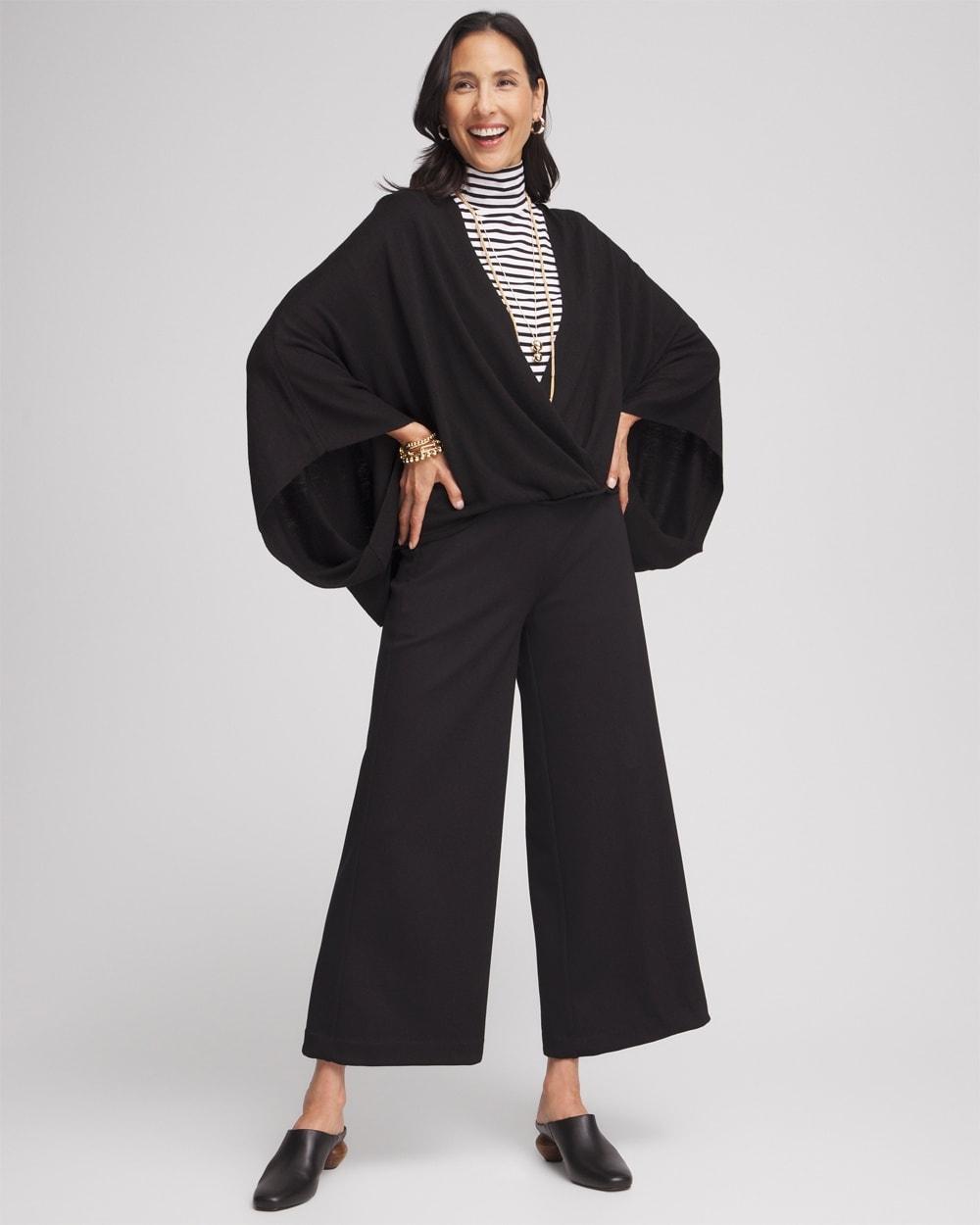 Surplice Sweater Poncho Product Image