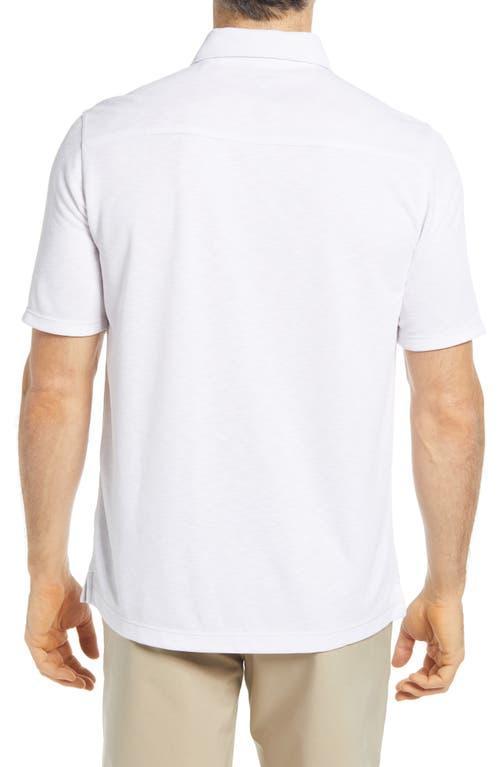 Johnston  Murphy Vintage Slub Short Sleeve Polo Shirt Product Image