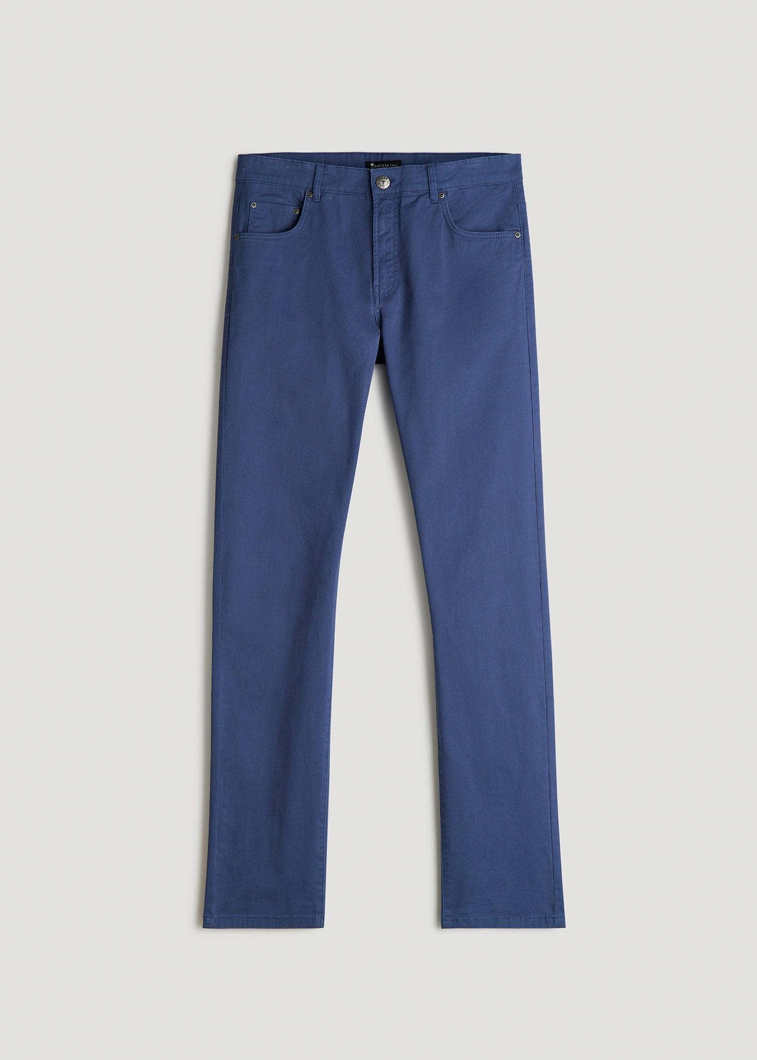 Dylan SLIM FIT Five-Pocket Pants For Tall Men in Fatigue Green Product Image