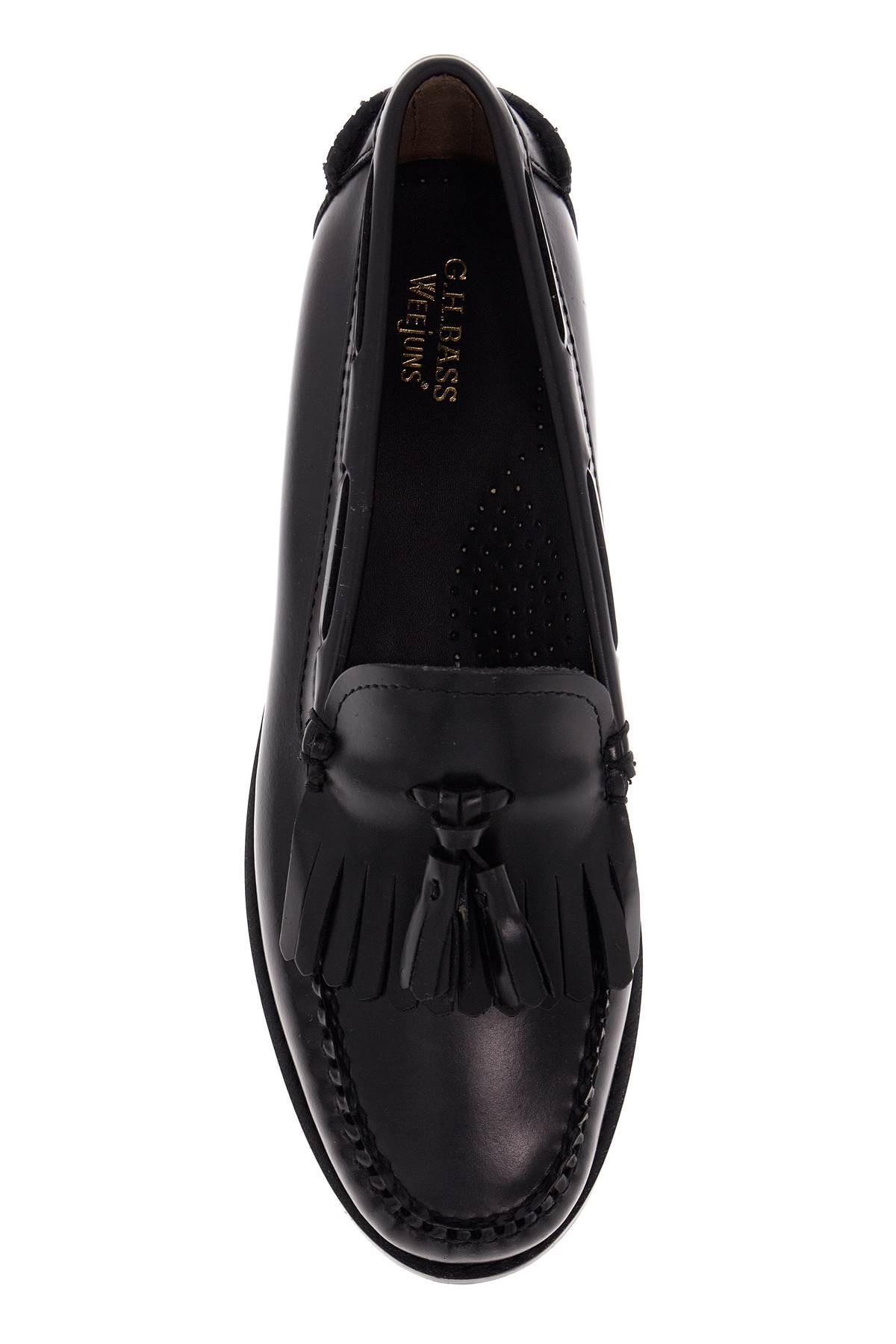 G.H.BASS &AMP; CO. Esther Kiltie Weejuns Loafers In Brushed Leather In Black (black) Product Image