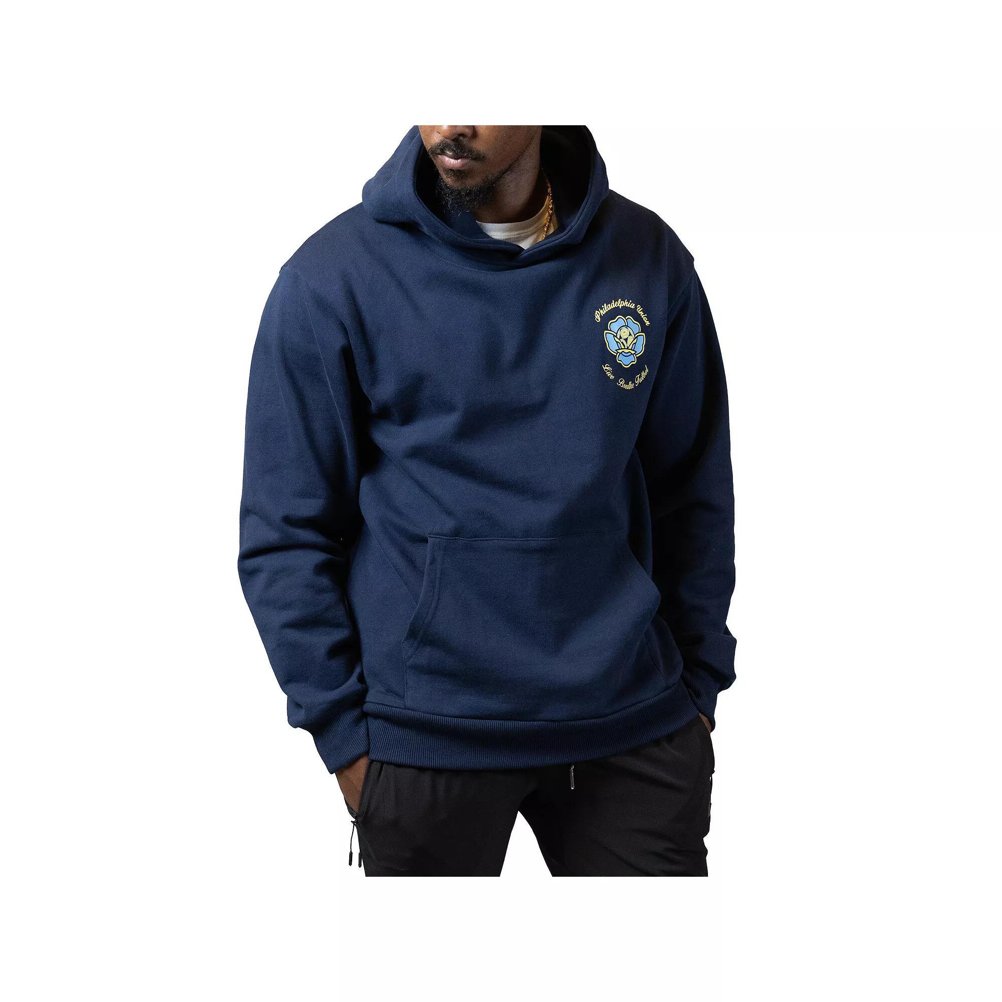 Men's  Navy Live Breathe Futbol x Philadelphia Union Magazine Pullover Hoodie, Size: XL, Uni Blue Product Image