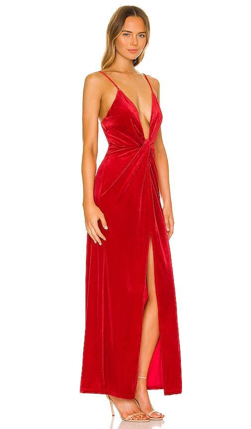 Aurora Deep V Maxi Dress superdown Product Image