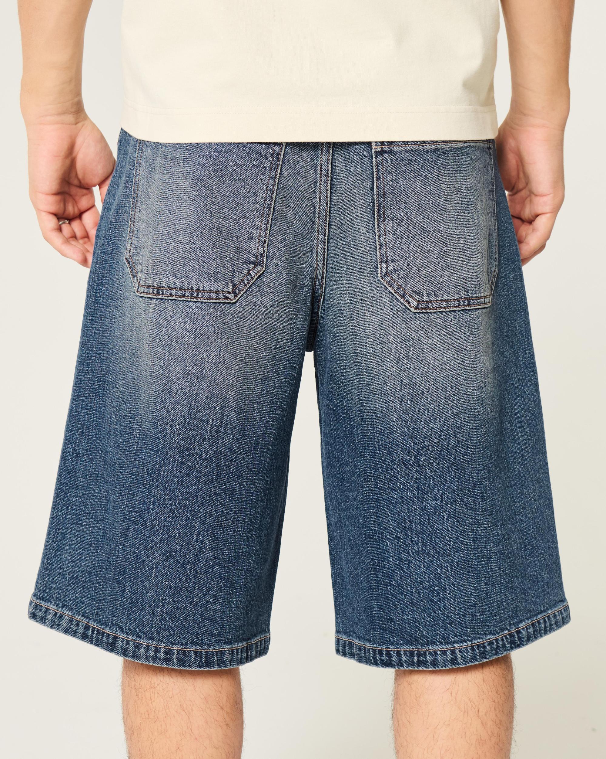 Super Baggy Denim Shorts Product Image