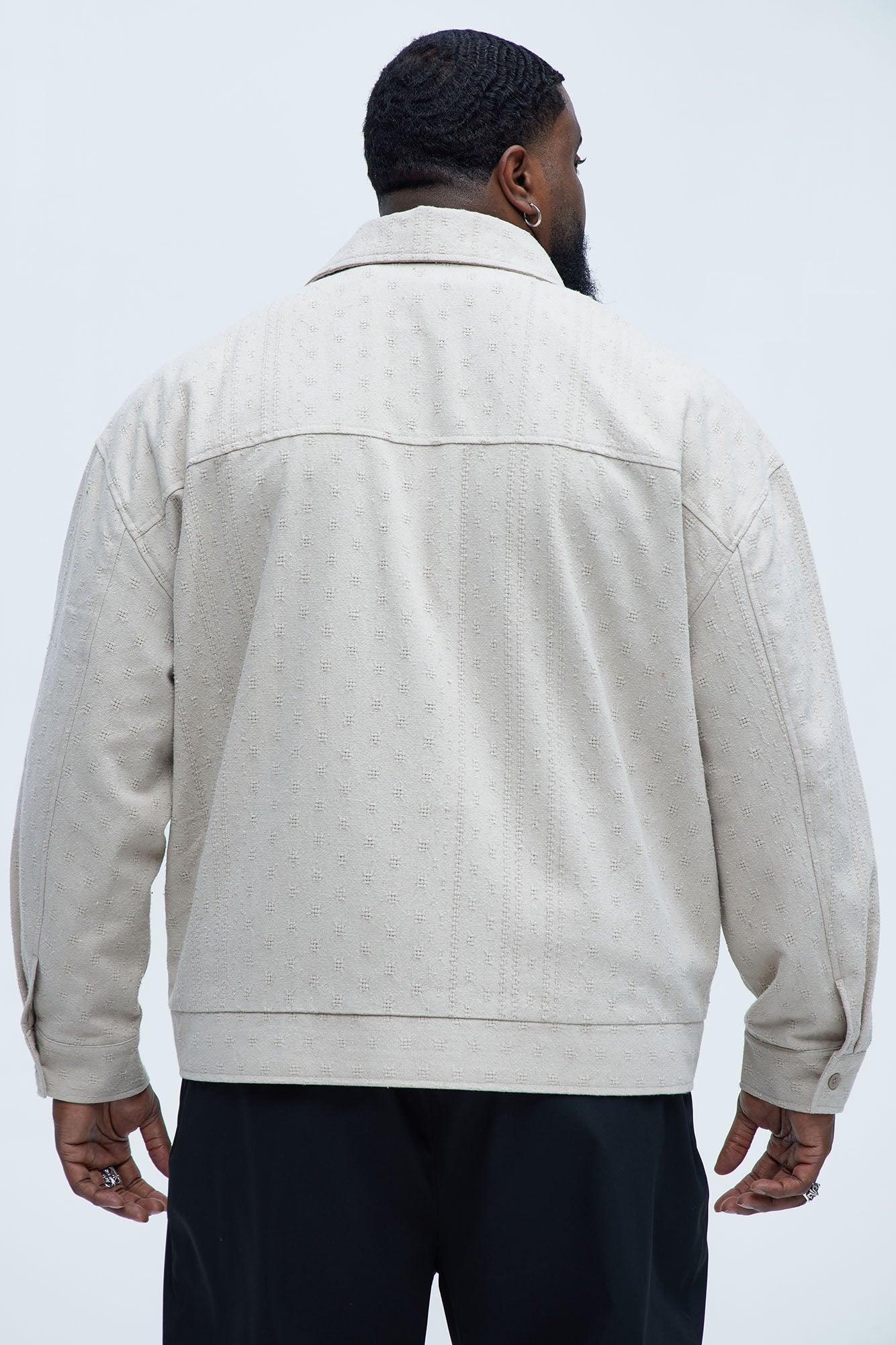 Taza Jacquard Jacket - Tan Product Image