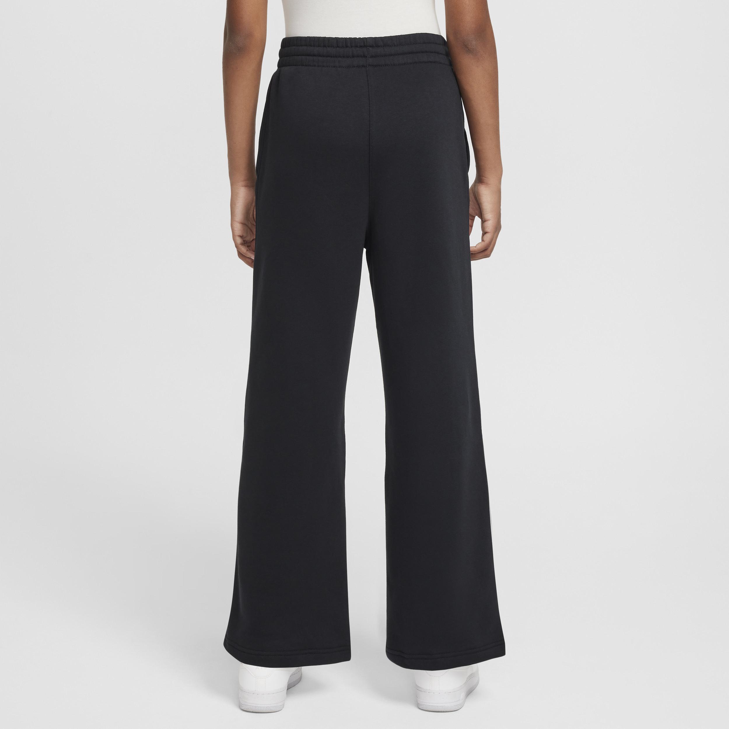 Womens Nike Sportswear Club Fleece Girls Wide-Leg Pants Product Image