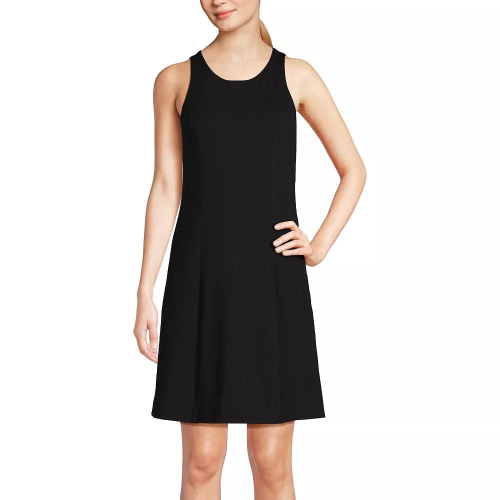 Women's Lands' End Social Active Mini Dress w/Undershorts, Size: Medium, Washed Green Product Image
