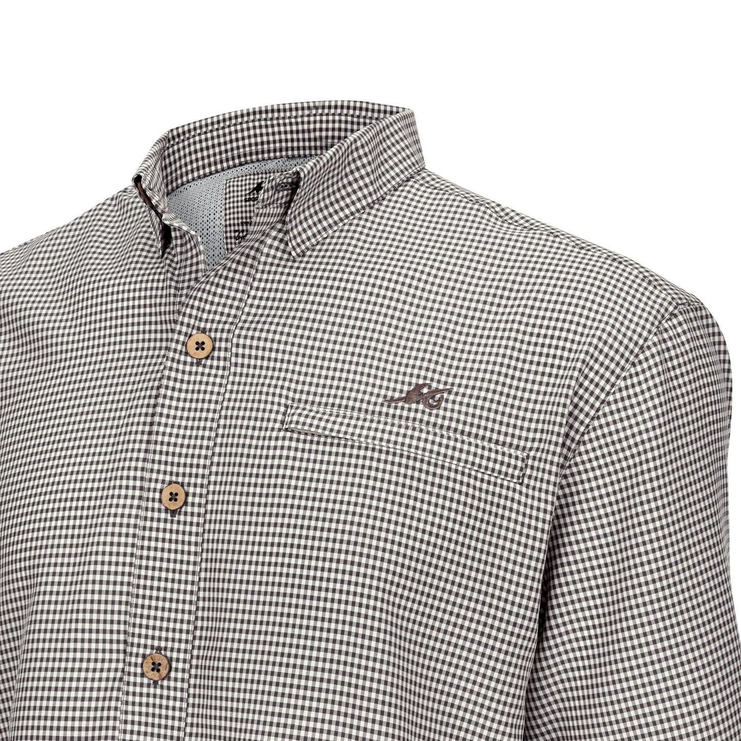Mojo Sportswear Company Mr. Big Sport Check Short Sleeve Men's Fishing Shirt Product Image